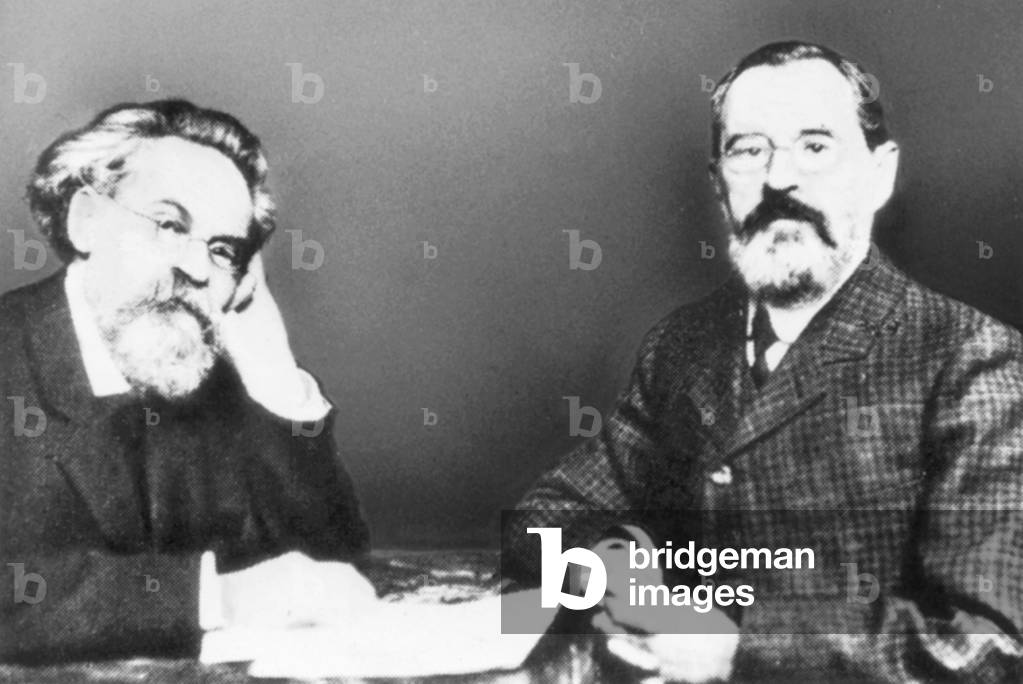 Leon Deutsch and Paul Axelrod, 1903 (b/w photo)