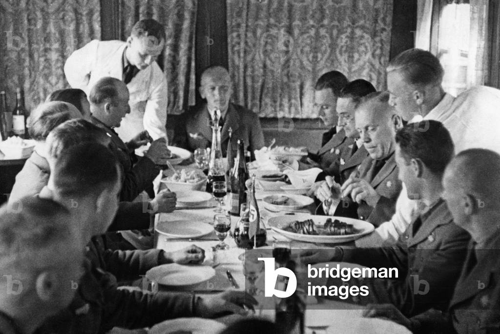 Officers' meeting of the Condor Legion, Spain, 1939