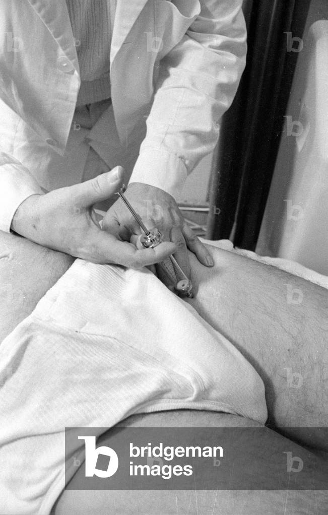 Ozone therapy, 1974 (b/w photo)