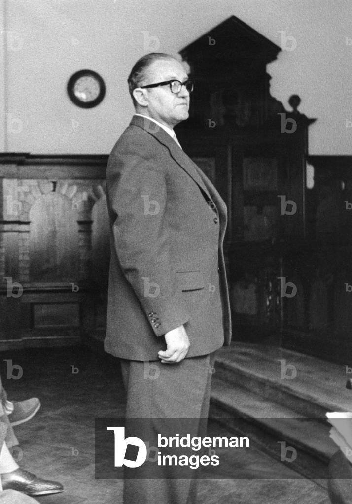 Dollmaier in court accused of using drugs (b/w photo)