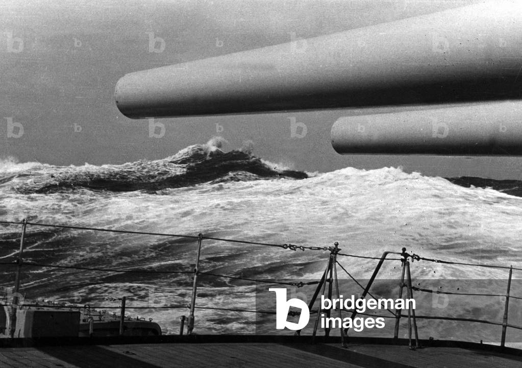 View from a German war ship