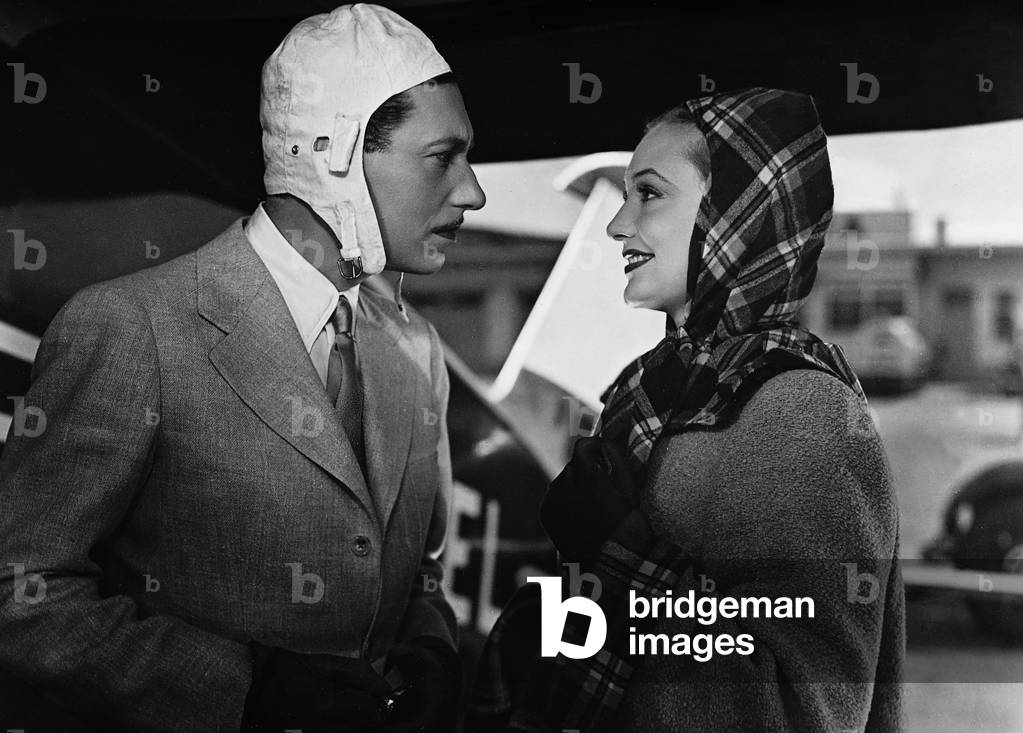 Willy Birgel and Zarah Leander in 'The Blue Fox', 1938 (b/w photo)