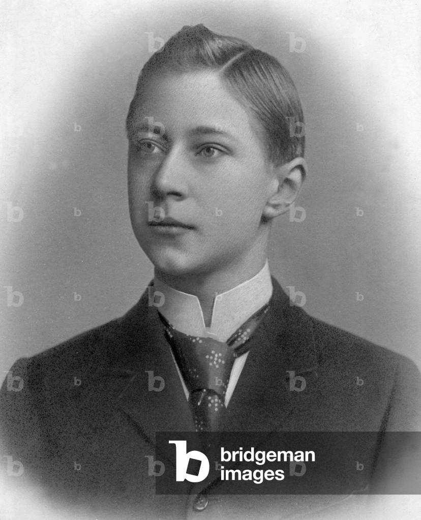 Wilhelm of Prussia as a teenager, around 1897 (b/w photo)
