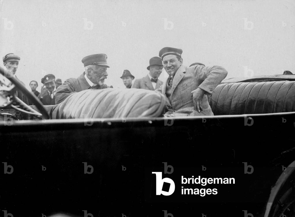 Prince Henry of Prussia and Anthony Fokker, 1922 (b/w photo)