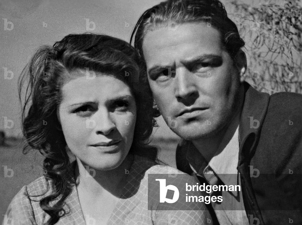 Sybille Schmitz and Aribert Mog in 'Death and the Maiden', 1936 (b/w photo)