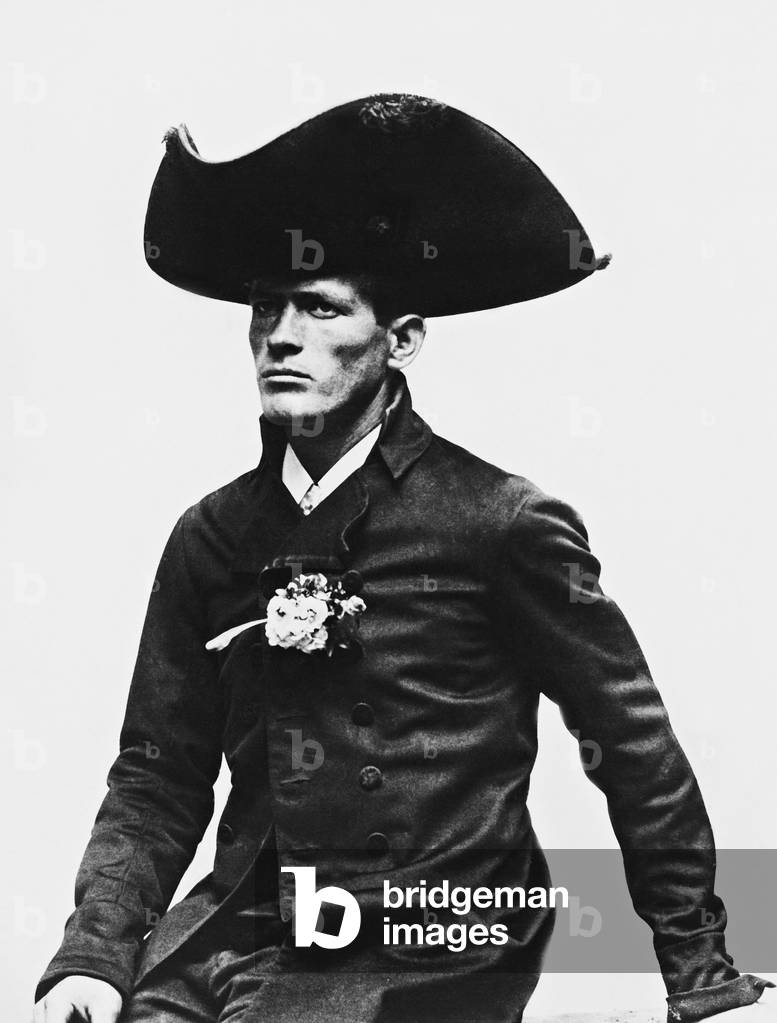 Upper Franconian traditional costume, 1933 (b/w photo)