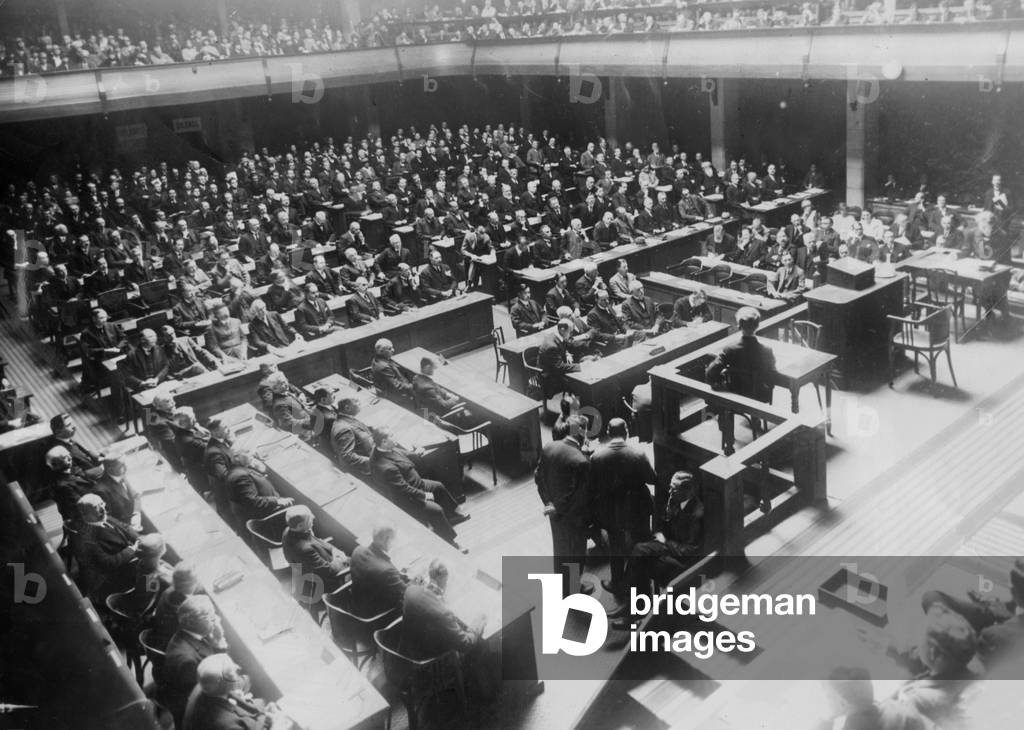 World Economic Conference in Geneva, 1927 (b/w photo)