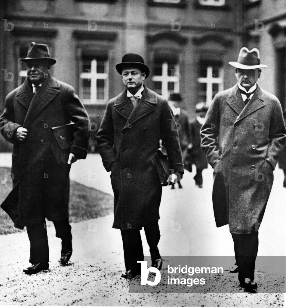Borsig, Wittke, and Dr. Albert Voegler, 1931  (b/w photo)