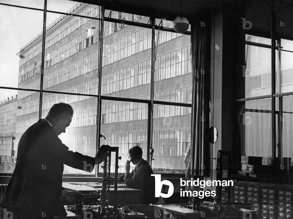 Employees in the office, 1930s (b/w photo)