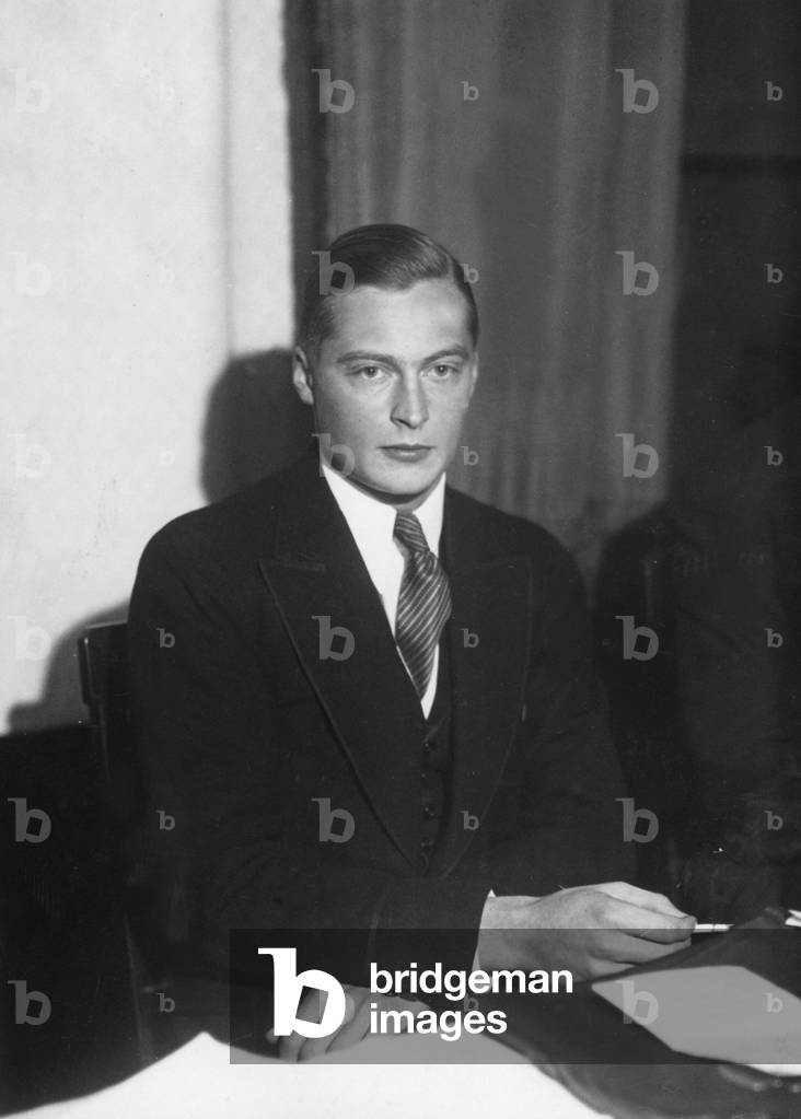 Prince Frederick of Prussia at a club event, 1932