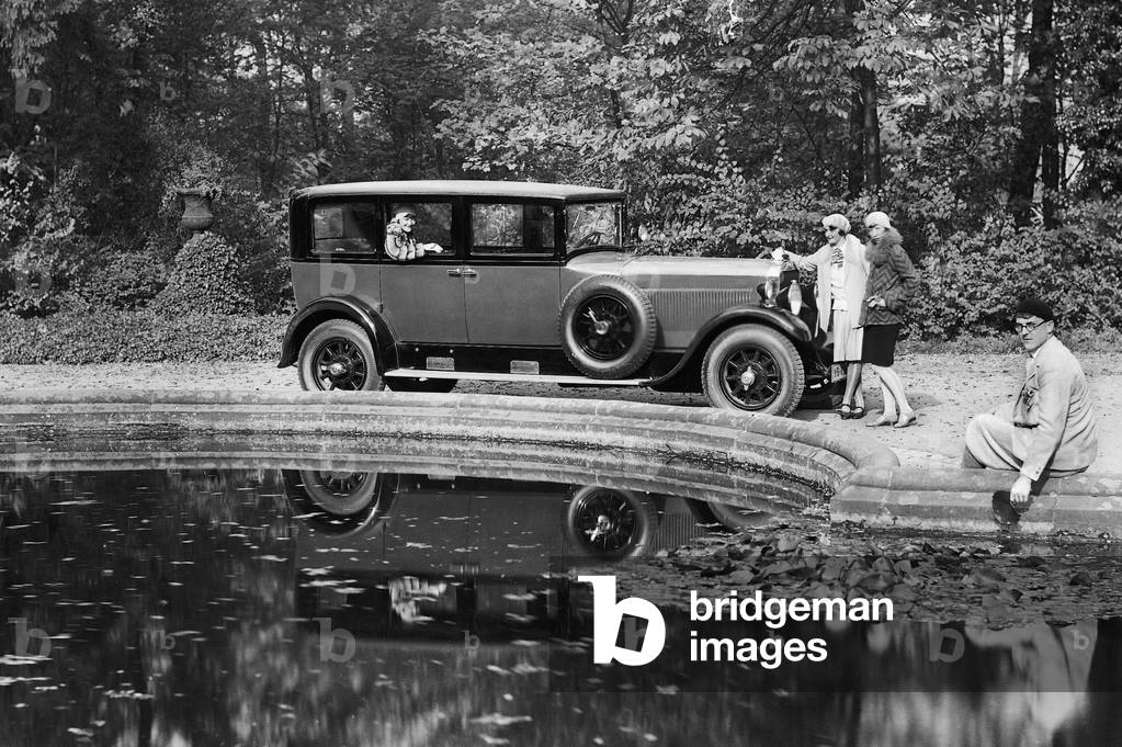 Mercedes-Benz 'Nuerburg' model, 1929 (b/w photo)