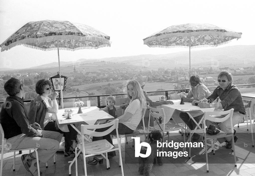 Holiday in the Roehn, 1974 (b/w photo)