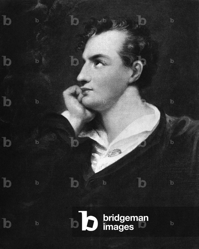 Lord Byron (b/w photo)