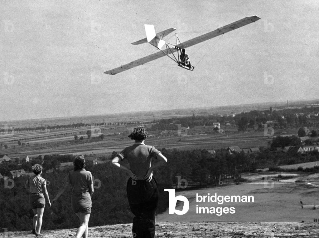 Gliding, 1934 (b/w photo)