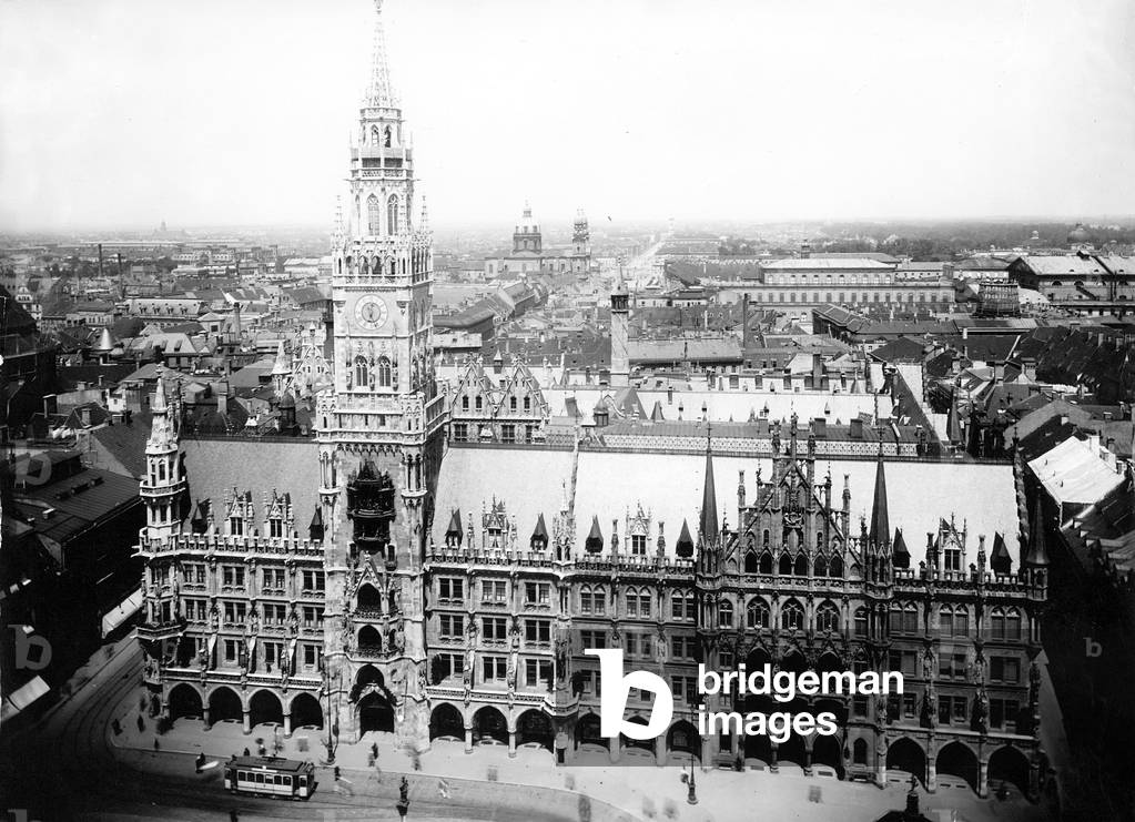 The New Town Hall, 1910 (b/w photo)