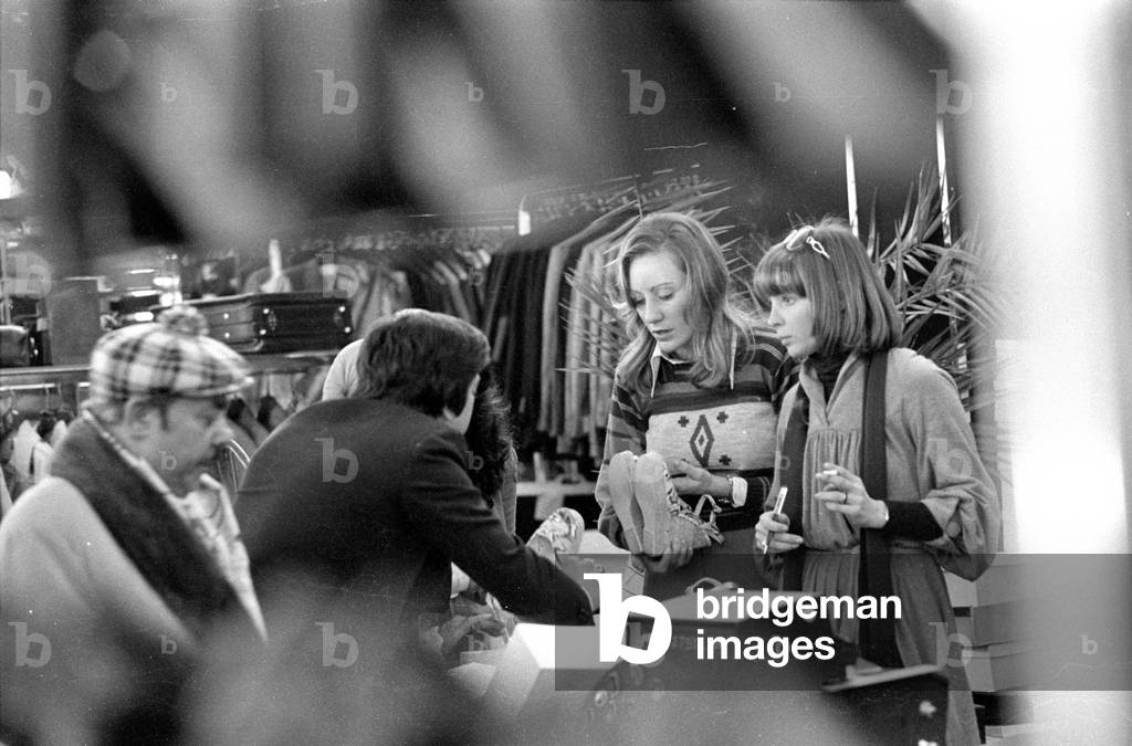 Christine Schuberth, 1974 (b/w photo)