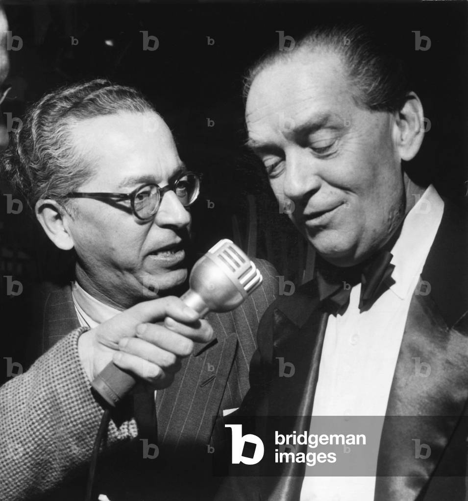 Ado Riegler and Barnabas von Geczy (b/w photo)