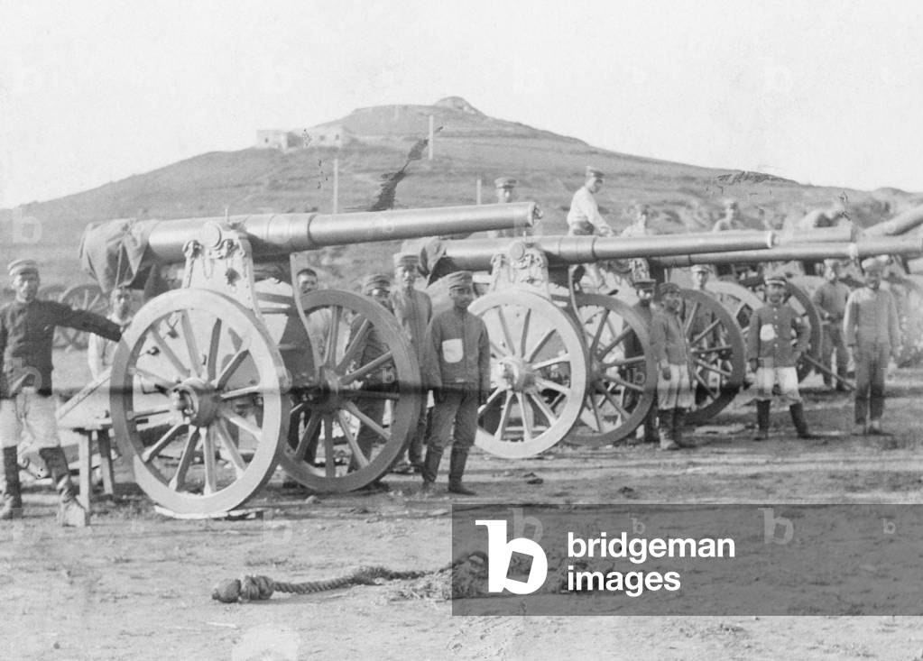 Confiscated Russian guns, 1905
