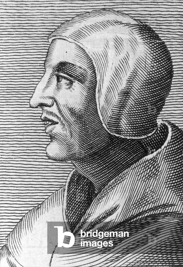 Portrait of Duns Scotus (b/w photo)