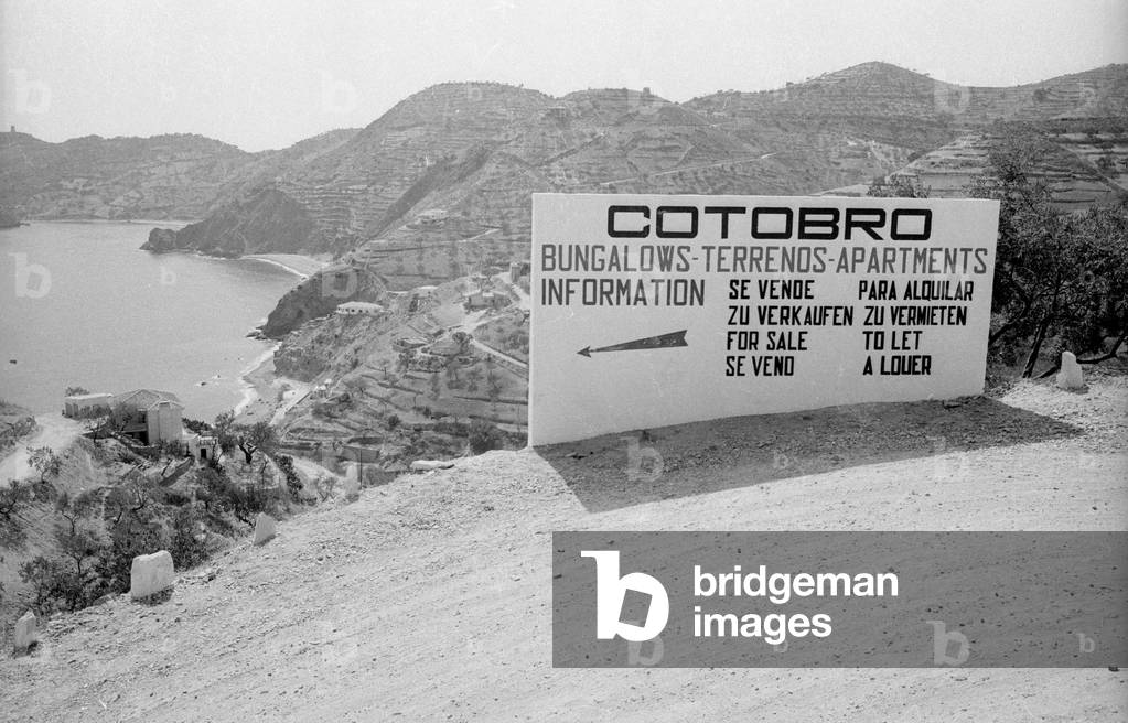 Costa del Sol, 1966 (b/w photo)