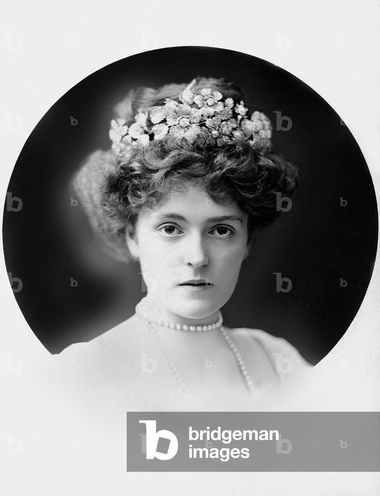 Duchess Marie Gabrielle in Bavaria, 1901 (b/w photo)