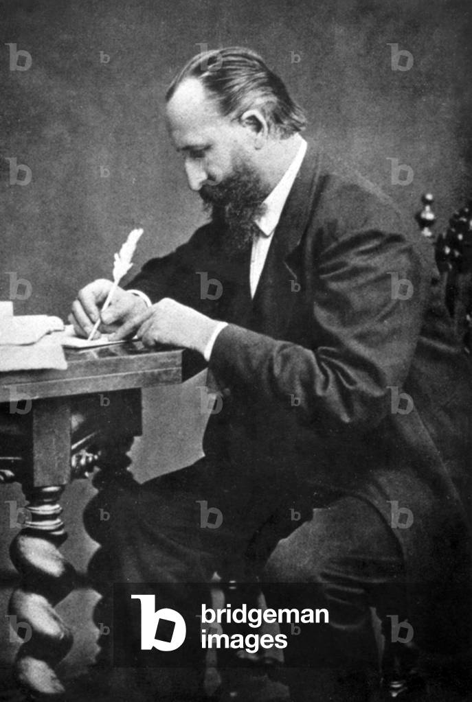 German Zoologist Alfred Brehm  (b/w photo)