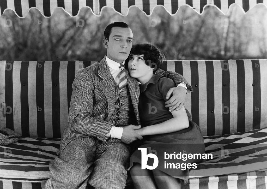 Buster Keaton and Sally O'Neil in 'Battling Butler', 1926 (b/w photo)