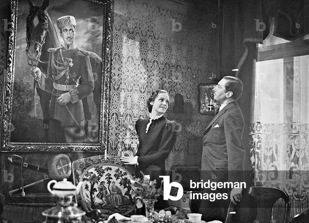 Willy Birgel and Maria von Tasnady in 'People without a fatherland', 1937 (b/w photo)