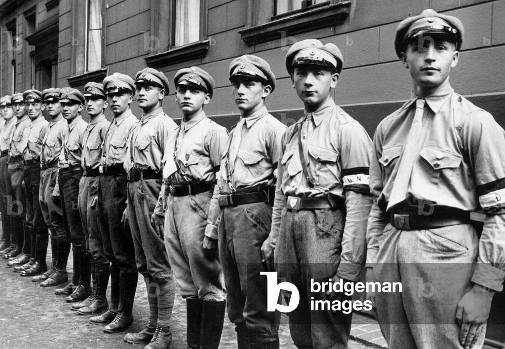 Appeal of the Bismarckbund (League of Bismarck), 1932 (b/w photo)