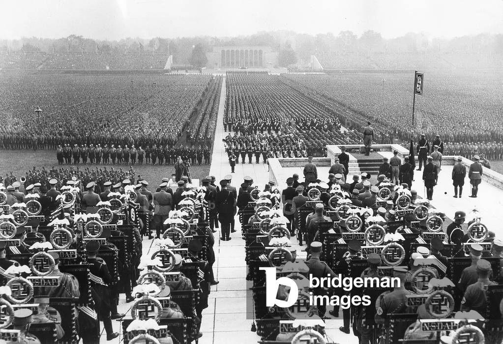 Nuremberg Rally 1937 (b/w photo)