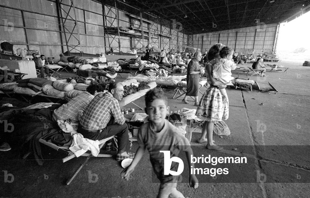 Earthquake in Agadir, 1960 (b/w photo)