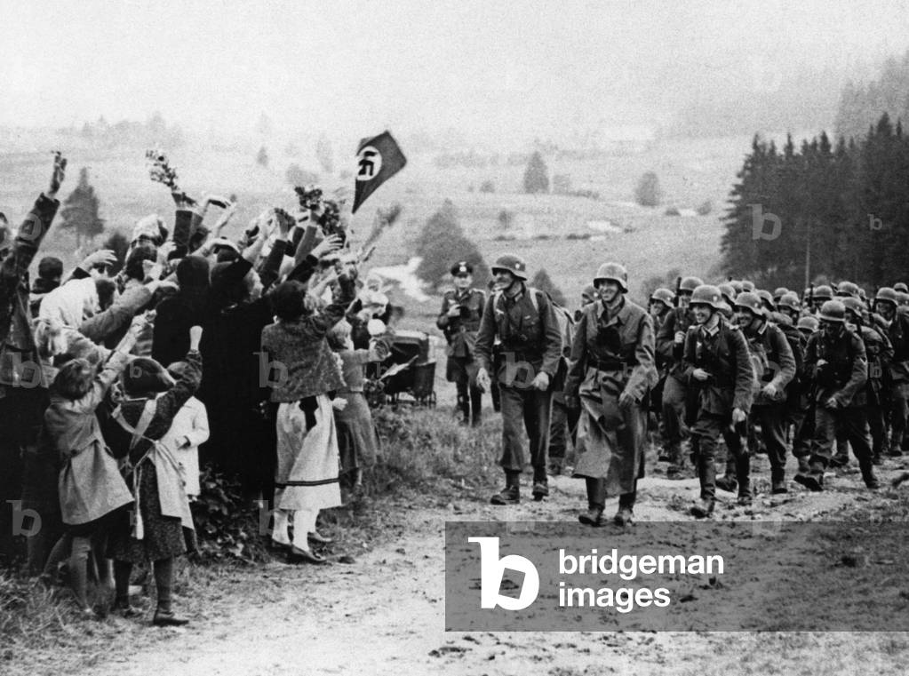 Occupation of the Sudetenland by German troops, 1938