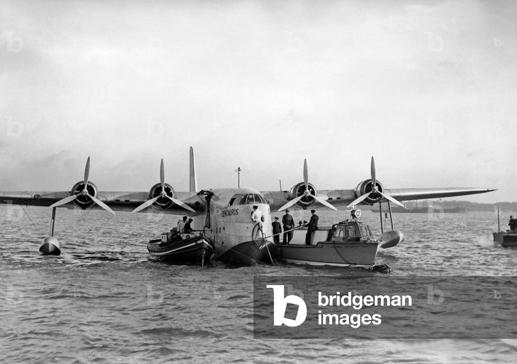 Short Empire, 1937 (b/w photo)