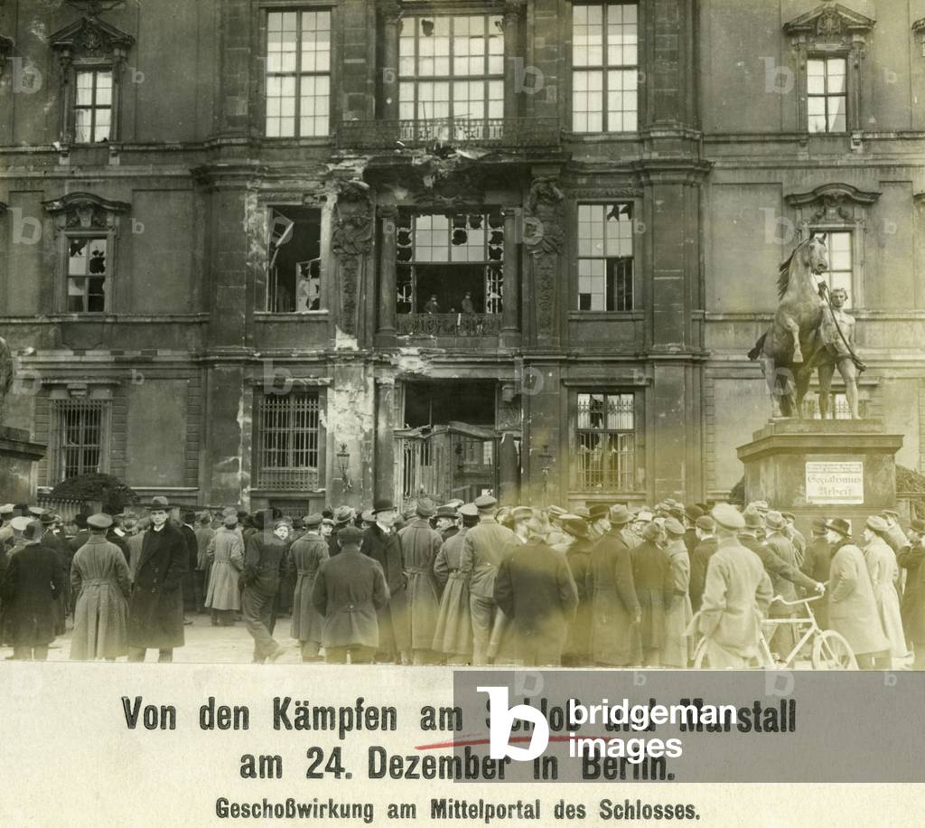 Ruin of the City Palace in Berlin, 1918