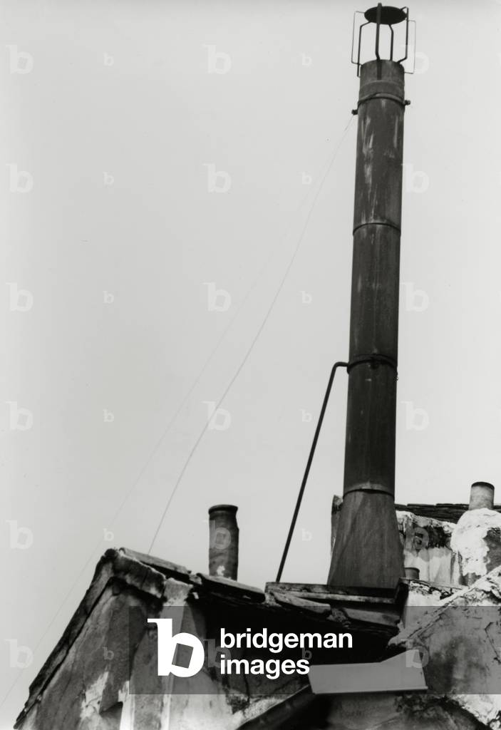 Chimney in Paris, 1959 (b/w photo)