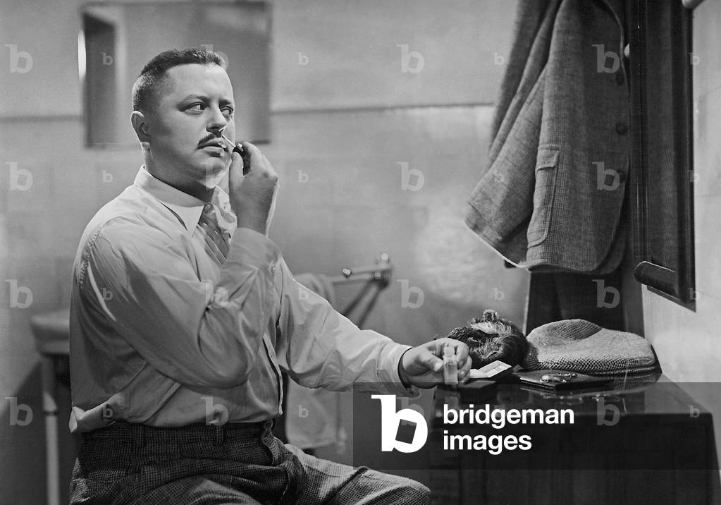 Paul Dahlke in 'Kennwort Machin', 1939 (b/w photo)