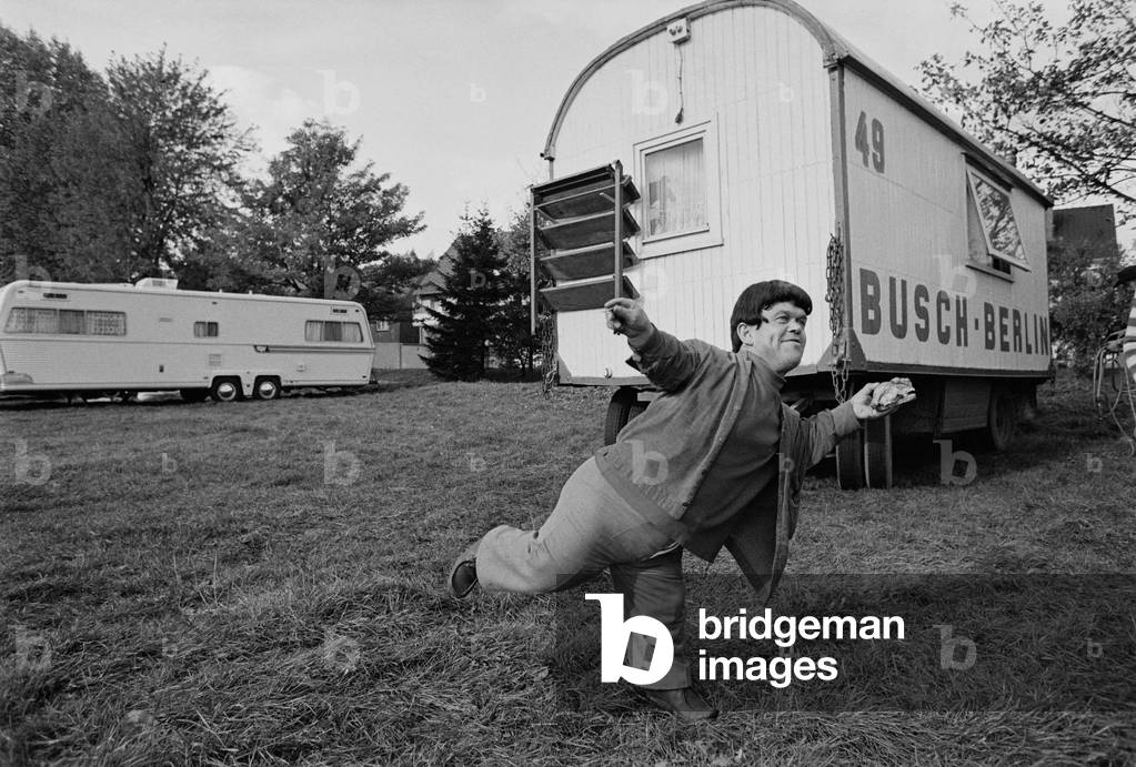 Circus Busch-Roland in Berlin (b/w photo)