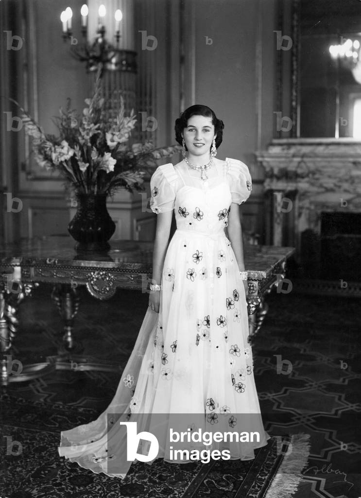 Princess Fawzia (b/w photo)