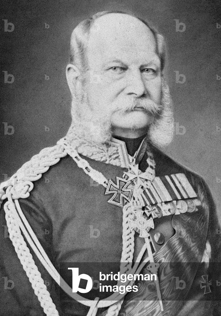 Emperor Wilhelm I (b/w photo)