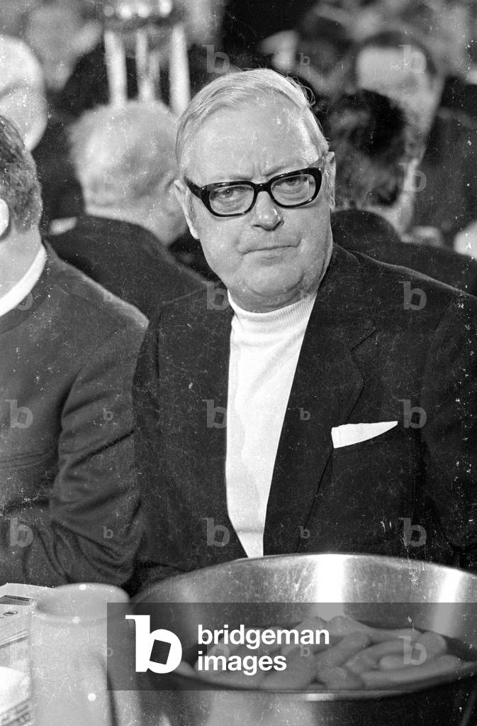 Starkbierfest (Strong Beer Festival) in Munich, 1971 (b/w photo)