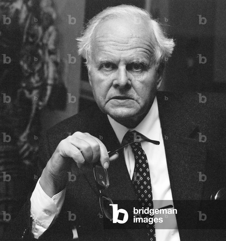 Carl Friedrich von Weizsäcker, 1980 (b/w photo)