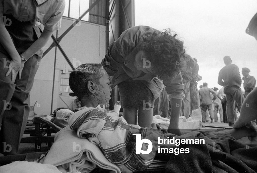 Earthquake in Agadir, 1960 (b/w photo)