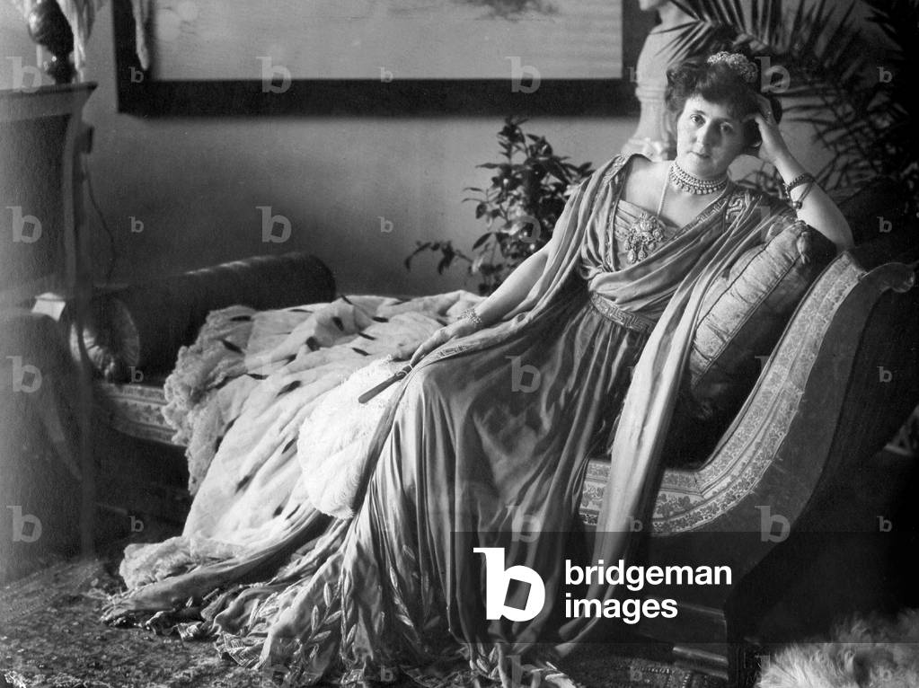 Princess Maria Josepha of Portugal, 1909 (b/w photo)