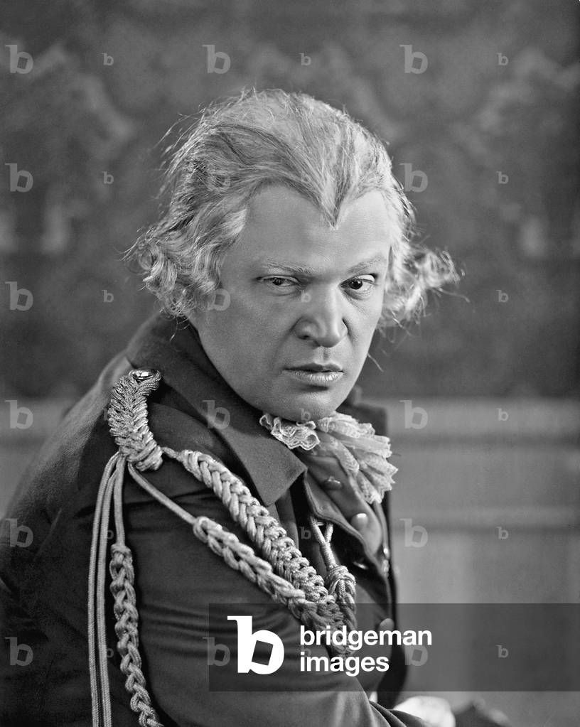 Fritz Kortner in 'Marquis d'Eon, the spy of the Pompadour', 1928 (b/w photo)