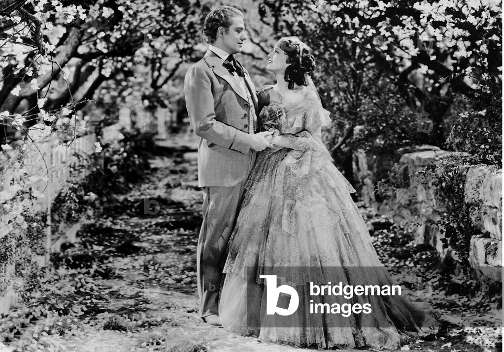 Nelson Eddy and Jeanette MacDonald in 'Maytime', 1937 (b/w photo)