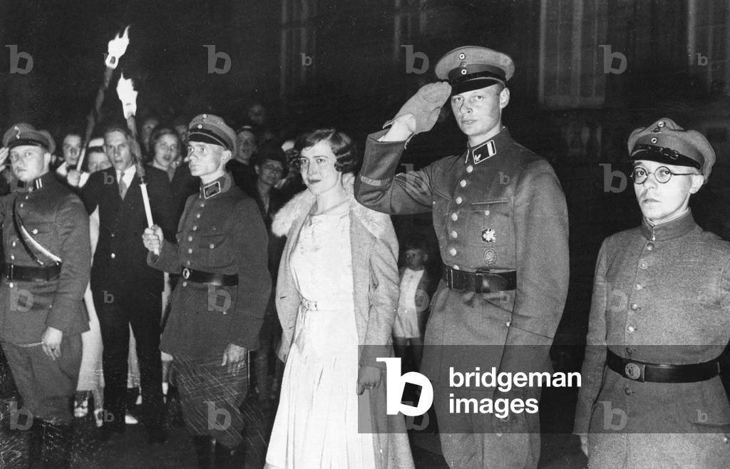 Dorothea von Salviati with Hereditary Prince Wilhelm of Prussia, 1933