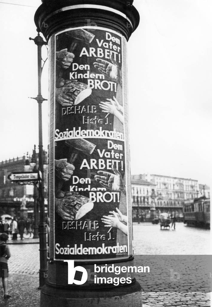 Canvassing of the SPD, 1932