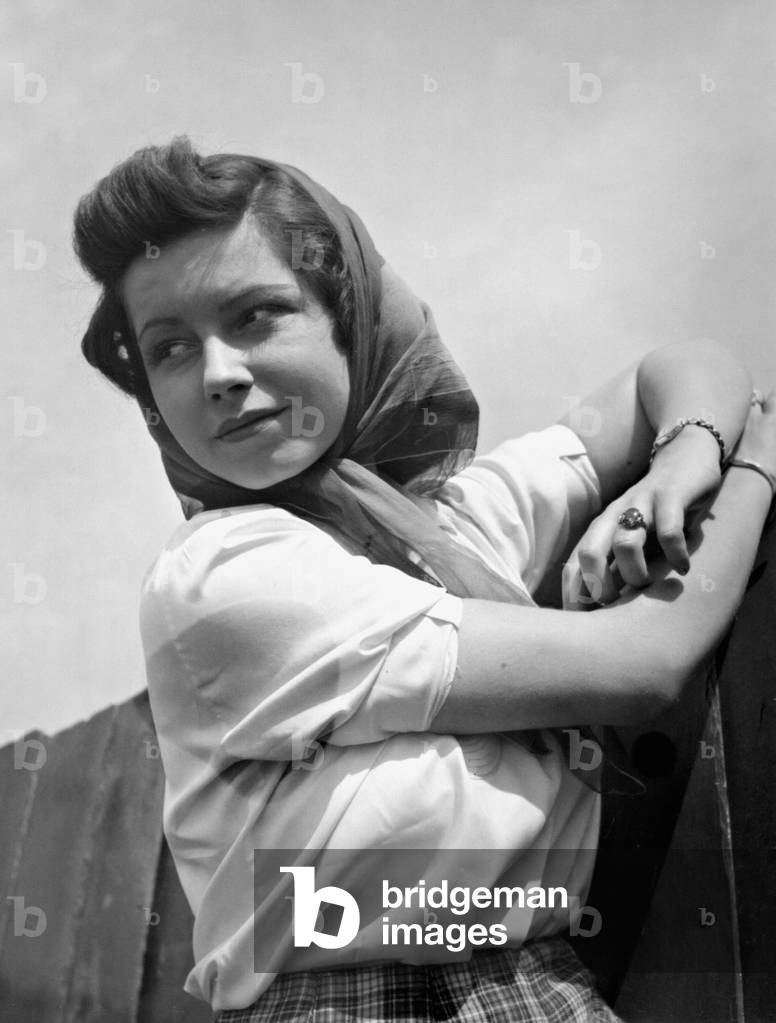 Maria Landrock, 1941 (b/w photo)