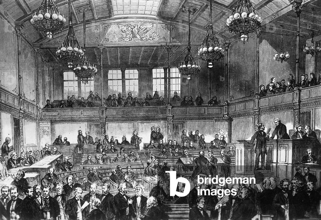 German tariff union (b/w photo)