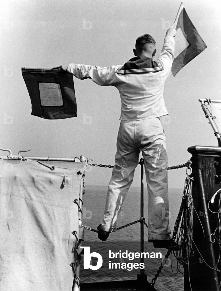 Crew at work on board of the 